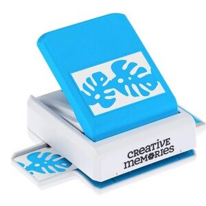 Creative Memories Monstera Leaves Border Punch NIB